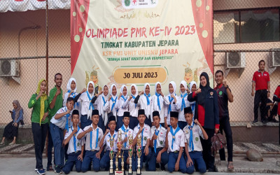 Meraih Juara Harapan 1 dalam Olimpiade PMR Madya IV Kabupaten Jepara Tahun 2023